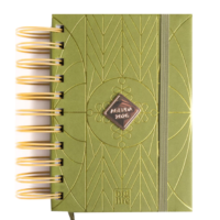Agenda Indie Verde Día por Página 15x21cm 2026