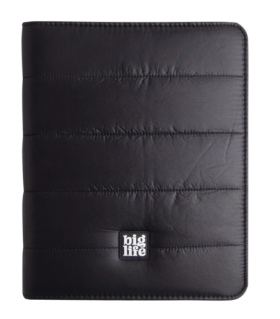 Planner Puffer Negro Semana a la Vista 15x21cm