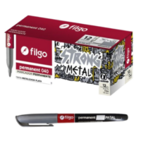 Marcador Permanente Plata x12