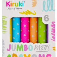 Crayones x6 Jumbo Pastel KIRUKI