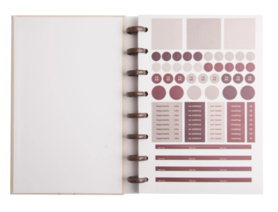 er Life Planner Trama Nude 15x21cm