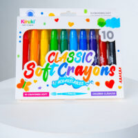 Crayones Soft Acuarelables x10 Clásicos KIRUKI