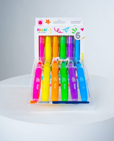 kiruki Ecommerce-42 Crayones Soft Acuarelables x6 Neón KIRUKI