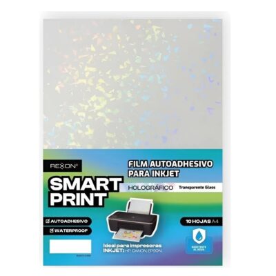 Film Adhesivo Transparente Holo Glass
