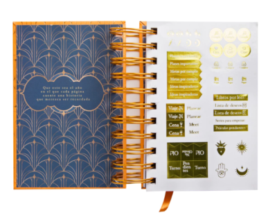 Agenda Indie Mostaza Día por Página 10x15cm 2026