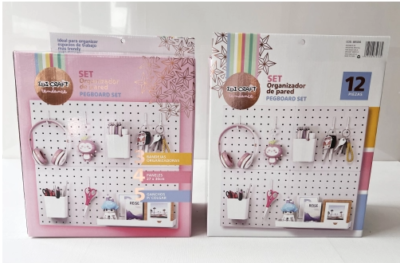ORGANIZADOR IBICRAFT P/PARED 60*54cm + 8 ACCESORIOS