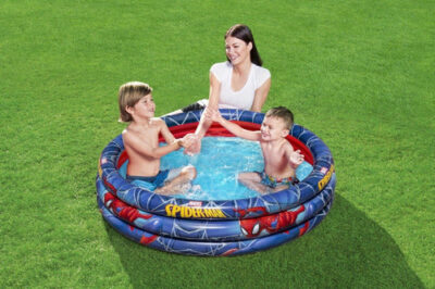 Pileta "Spiderman" 3 aros 122x25 cm-BESTWAY