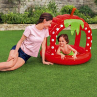 Pileta con techo frutilla 91x91x91 cm-BESTWAY