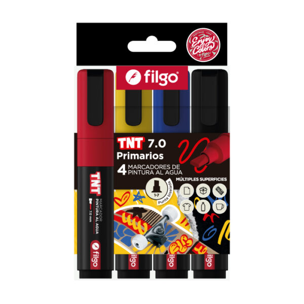 Marcadores de pintura al agua TNT 7.0 FILGO
