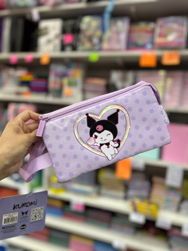 Cartuchera CUADRUPLE "Kuromi"-MOOVING