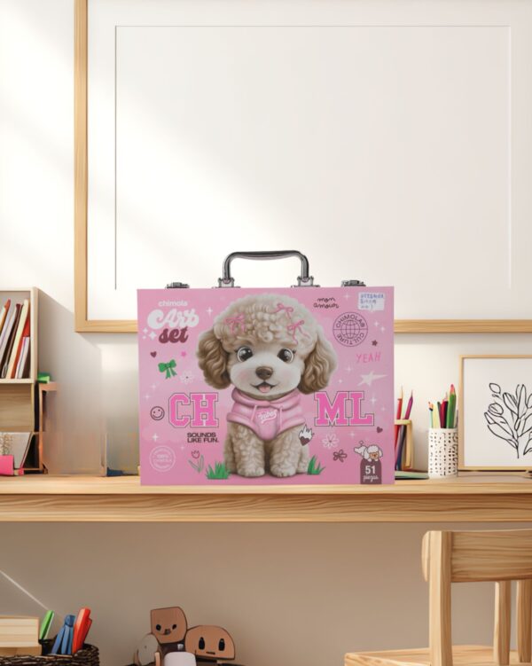 Set de arte "Poodle" 51 piezas-CHIMOLA