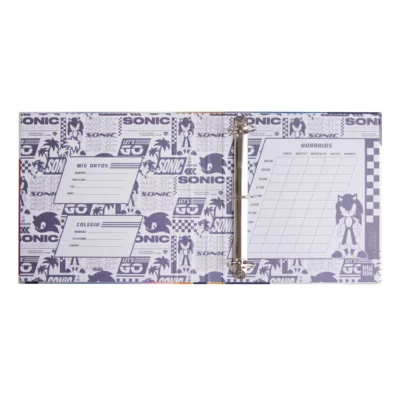 Carpeta 3x40 SONIC-BIGLIFE