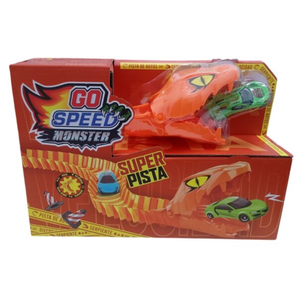 Pista de autos serpiente