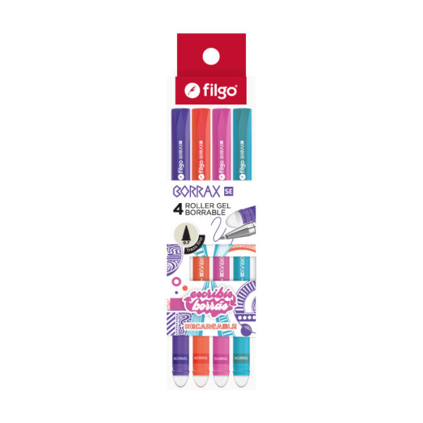 Roller gel borrable x4-FILGO