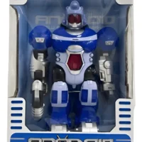 Robot Android Con Luz Y Sonido Color Azul