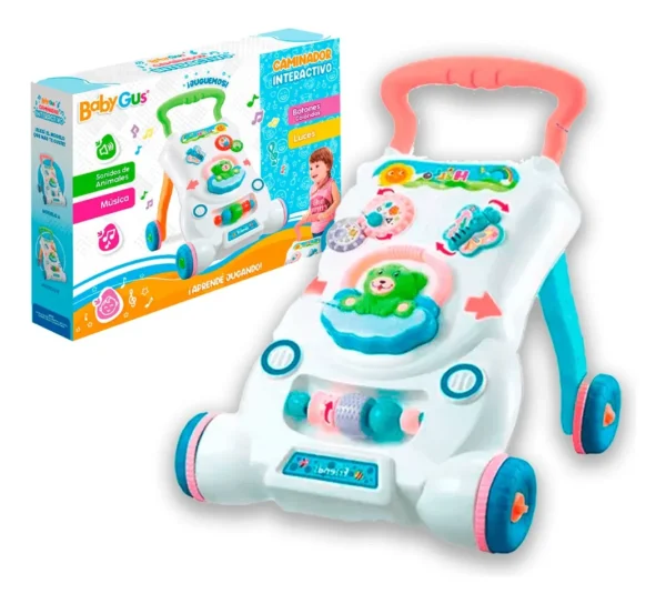 Caminador interactivo con luz y sonido