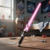 Espada "power space" con luz