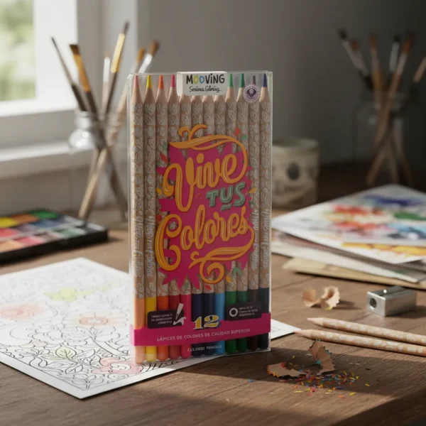 Lapices de colores x12-MOOVING