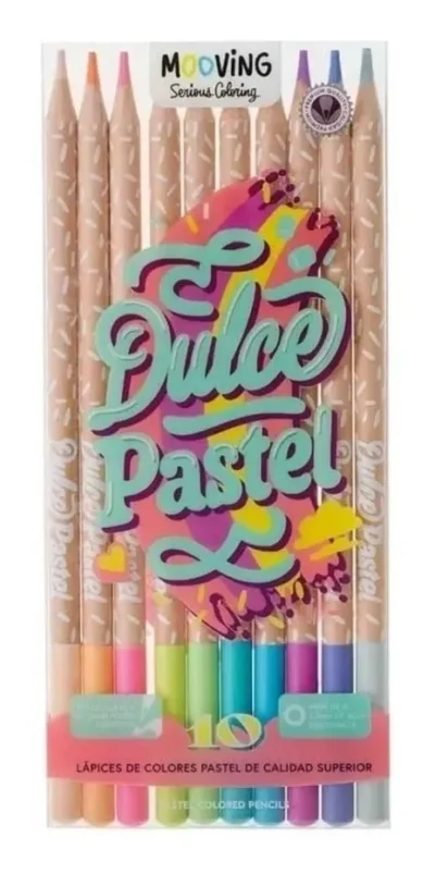 Lapices Pasteles x10-MOOVING
