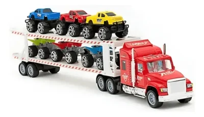 Camion a friccion con traslado de autos