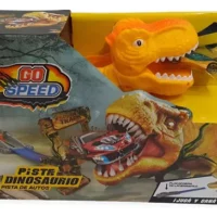 Pista de autos super dinosaurio