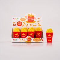 Goma de borrar + sacapuntas Cono de papas-KIRUKI