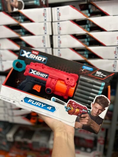 Pistola lanza dardos Fury 4 -XSHOT