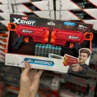 Pistola lanza dardos 2x Micro-XSHOT