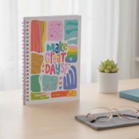 Cuaderno A4 con espiral "Make" IBICRAFT