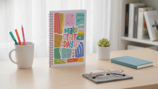 Cuaderno A4 con espiral "Make" IBICRAFT