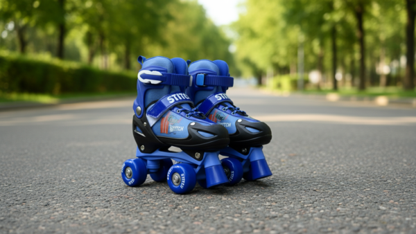 Patines 4 ruedas Stitch Azul