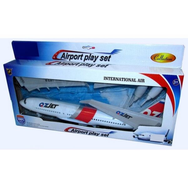 Avión a fricción con luz y sonido