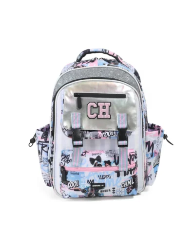 Mochila Mix Espalda 17'' Blockcore Pink
