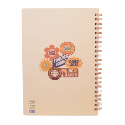 Cuaderno A4 con espiral "Good Vibes" IBICRAFT