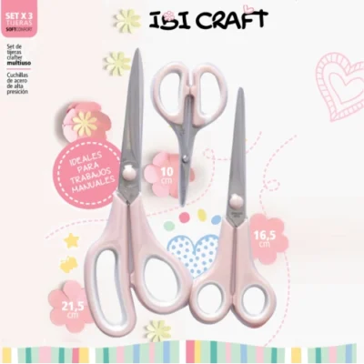 Set de tijeras crafter multiuso IBICRAFT