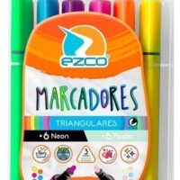 Marcadores Triangulares x12 NEON-EZCO