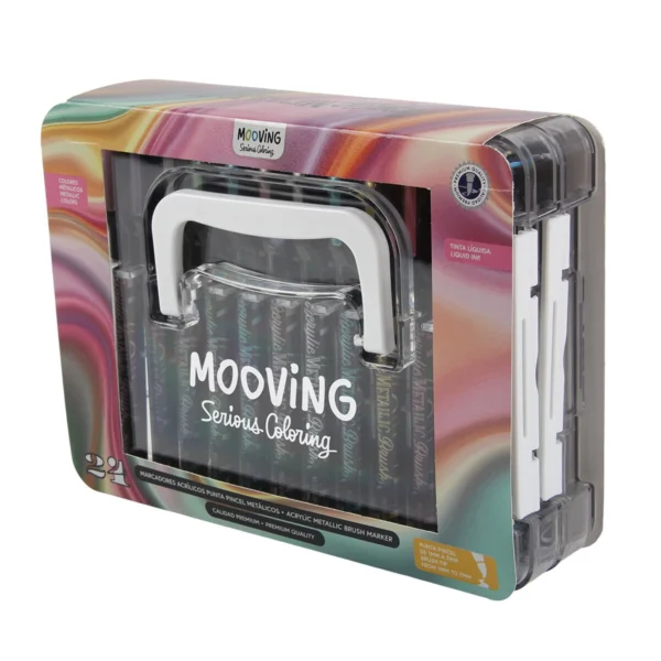 Marcadores Acrílicos Punta Pincel Metálicos x24