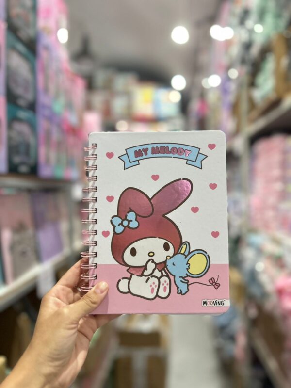 Cuaderno A5 My Melody Tapa Dura 80 hjs-MOOVING