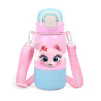 Botella Térmica con correa Bunny 500 ml-CHIMOLA