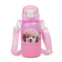 Botella Térmica con correa Poodle 500 ml-CHIMOLA