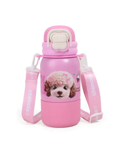 Botella Térmica con correa Poodle 500 ml-CHIMOLA