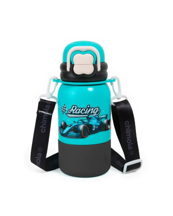 Botella Térmica con correa Racing Car 500 ml-CHIMOLA