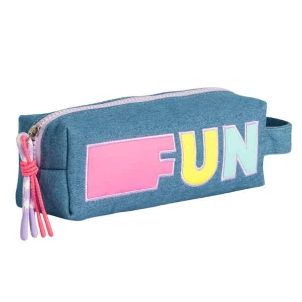 Cartuchera Rectangular Fun Denim