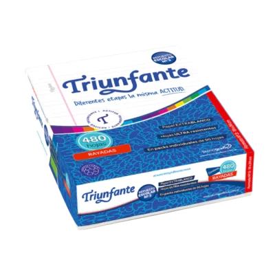 Repuesto TRIUNFANTE X480 HOJAS RAYADO