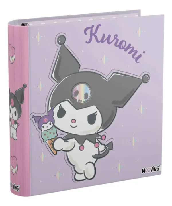 Carpeta 3x40 Kuromi Mooving
