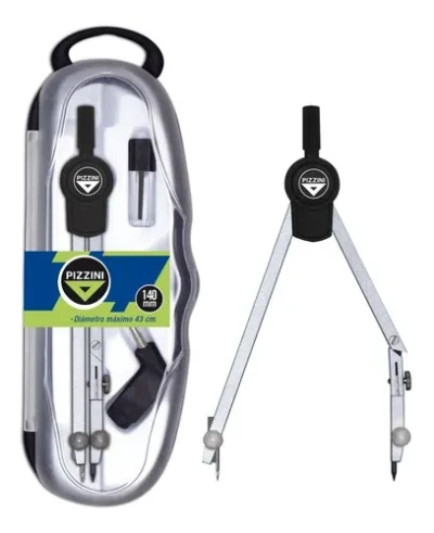 Compás Técnico 140mm c/adaptador Pizzini