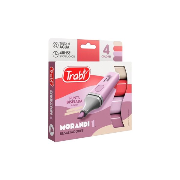 Resaltadores Morandi x4