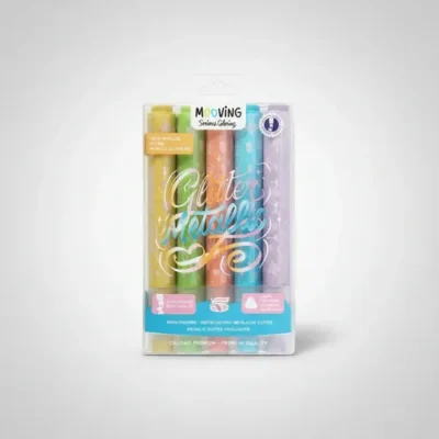 Resaltadores Acrilicos Glitter-Mooving