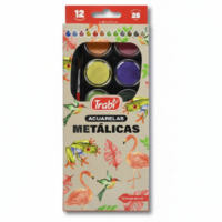 Acuarela Metálica x12 Trabi
