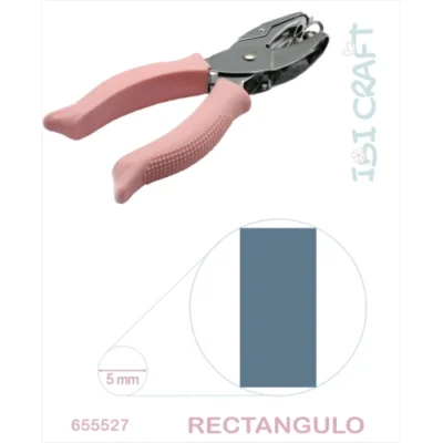 PERFORADORA PINZA RECTANGULO 5 MM